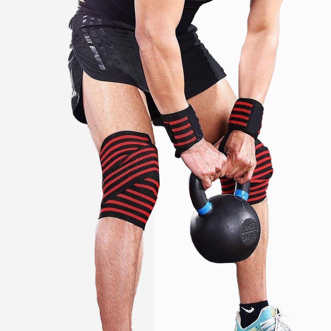 Knee Wraps for Weightlifting – Joyfit