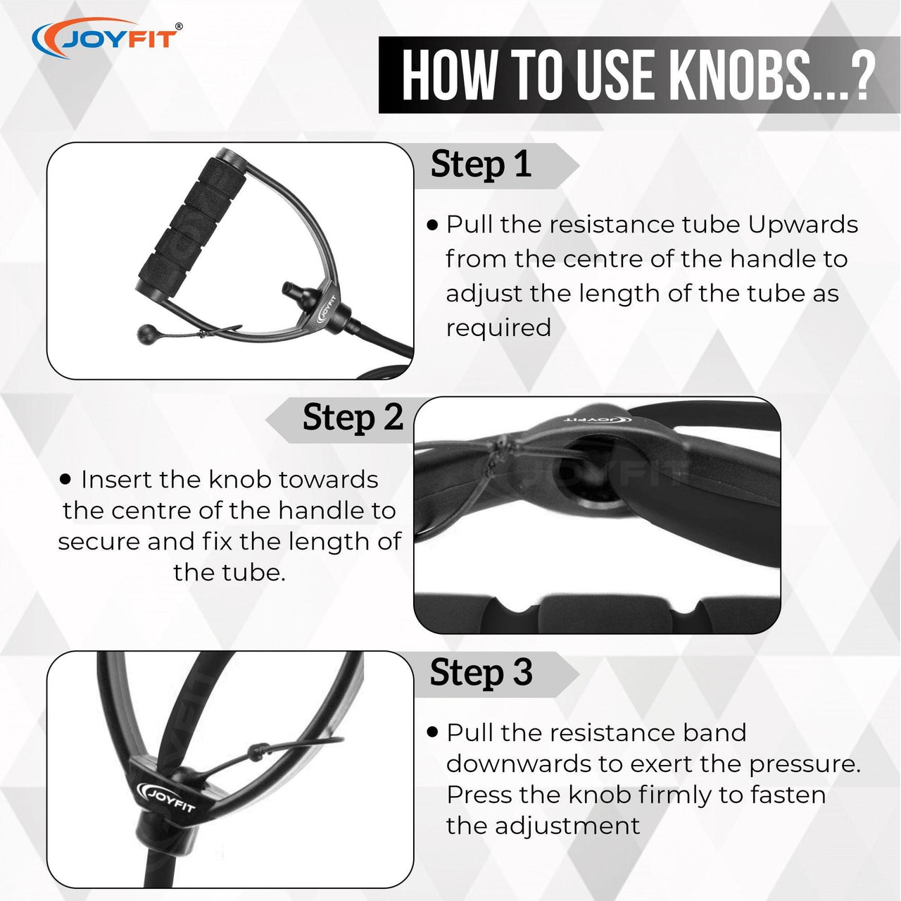 Adjustable Resistance Tube Combo (Full-Set) - Joyfit