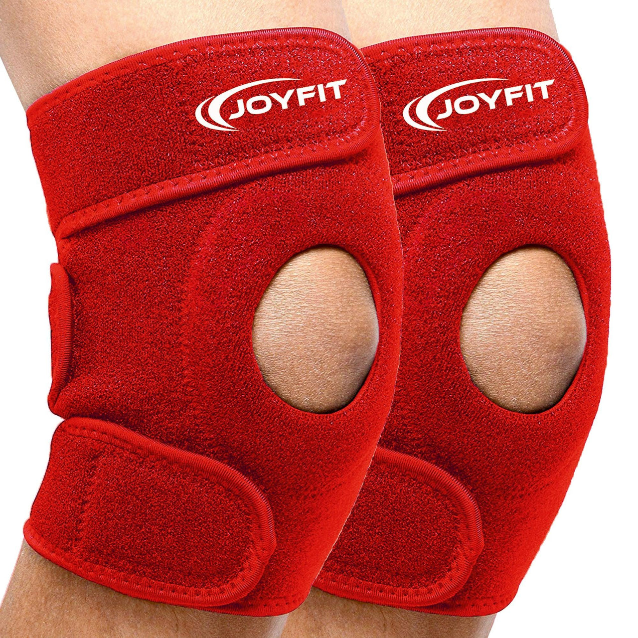 Knee Caps with Anti Slip Silicone Lining Knee Brace (Pair) - Joyfit