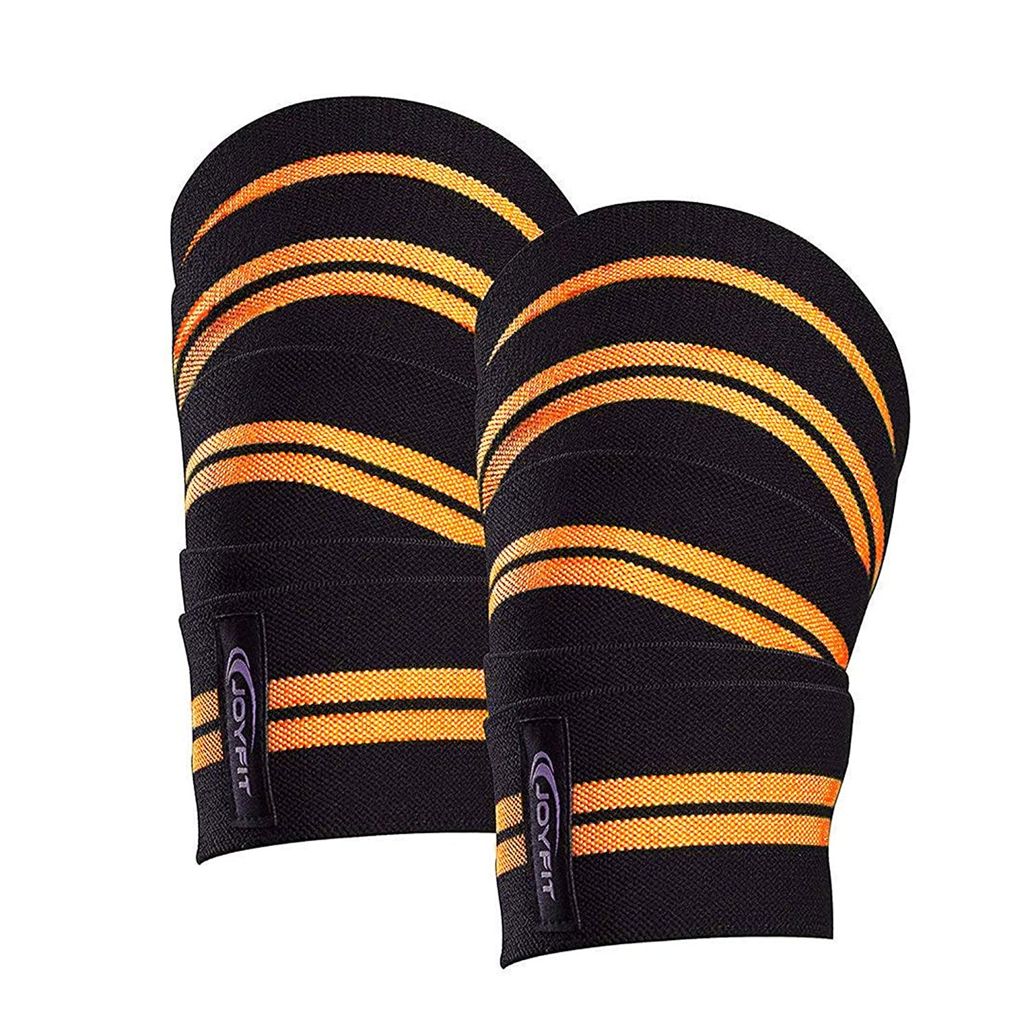 Gasp Knee wraps, Black/red Knee Wraps for Weightlifting – Joyfit