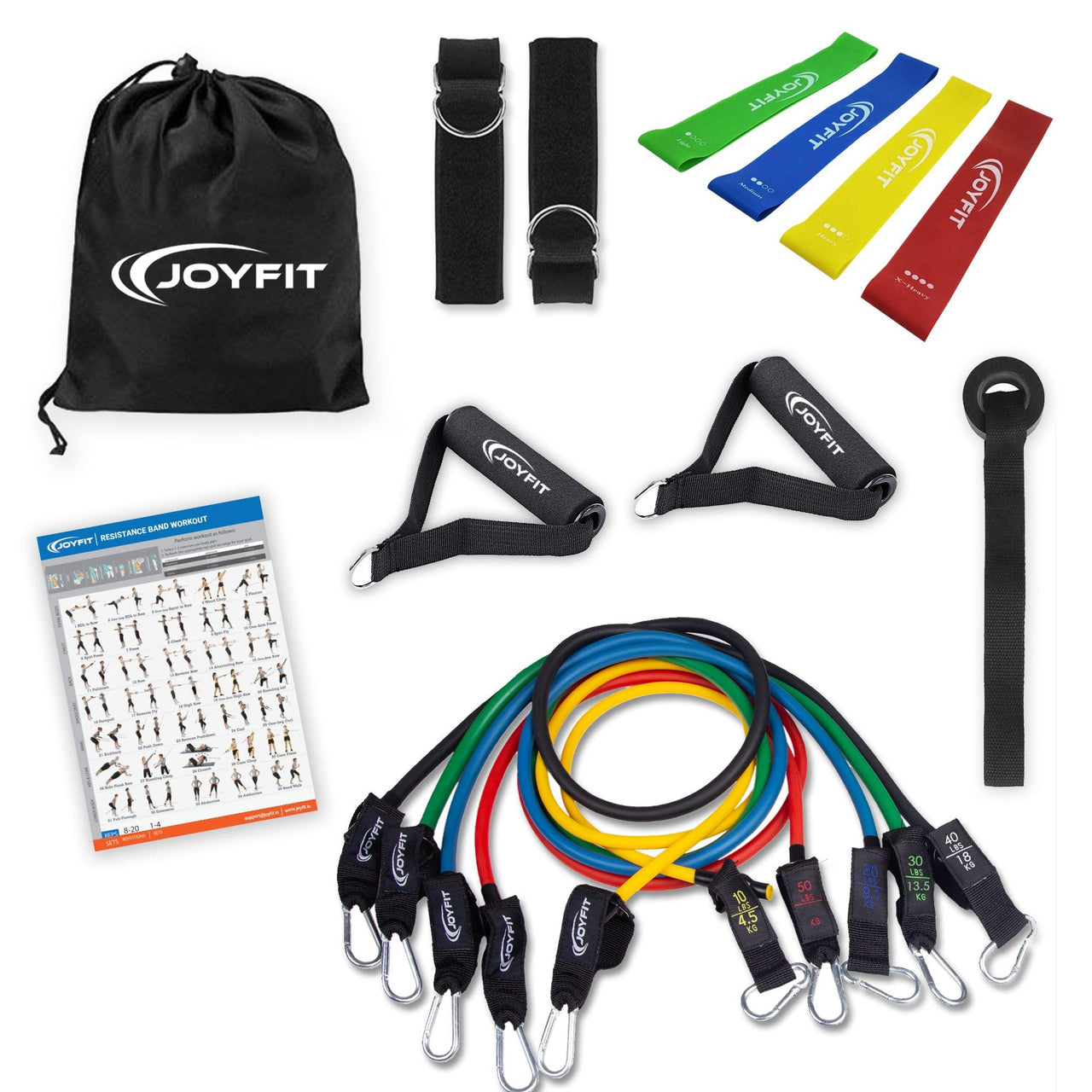 Resistance Tube (Set of 8) - Joyfit