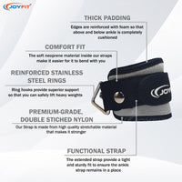 Thumbnail for Wide Padded Ankle Straps with Triangle Rings - Joyfit