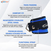 Thumbnail for Wide Padded Ankle Straps with Triangle Rings - Joyfit