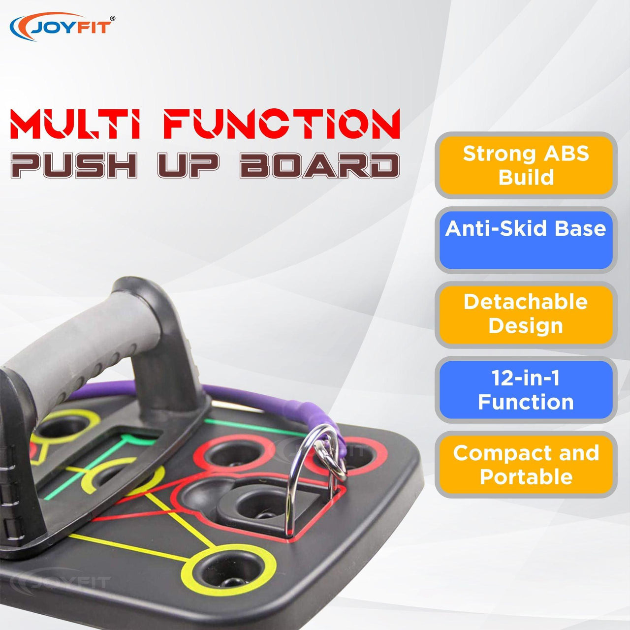 Push Up Bar with Resistance Tube - Joyfit