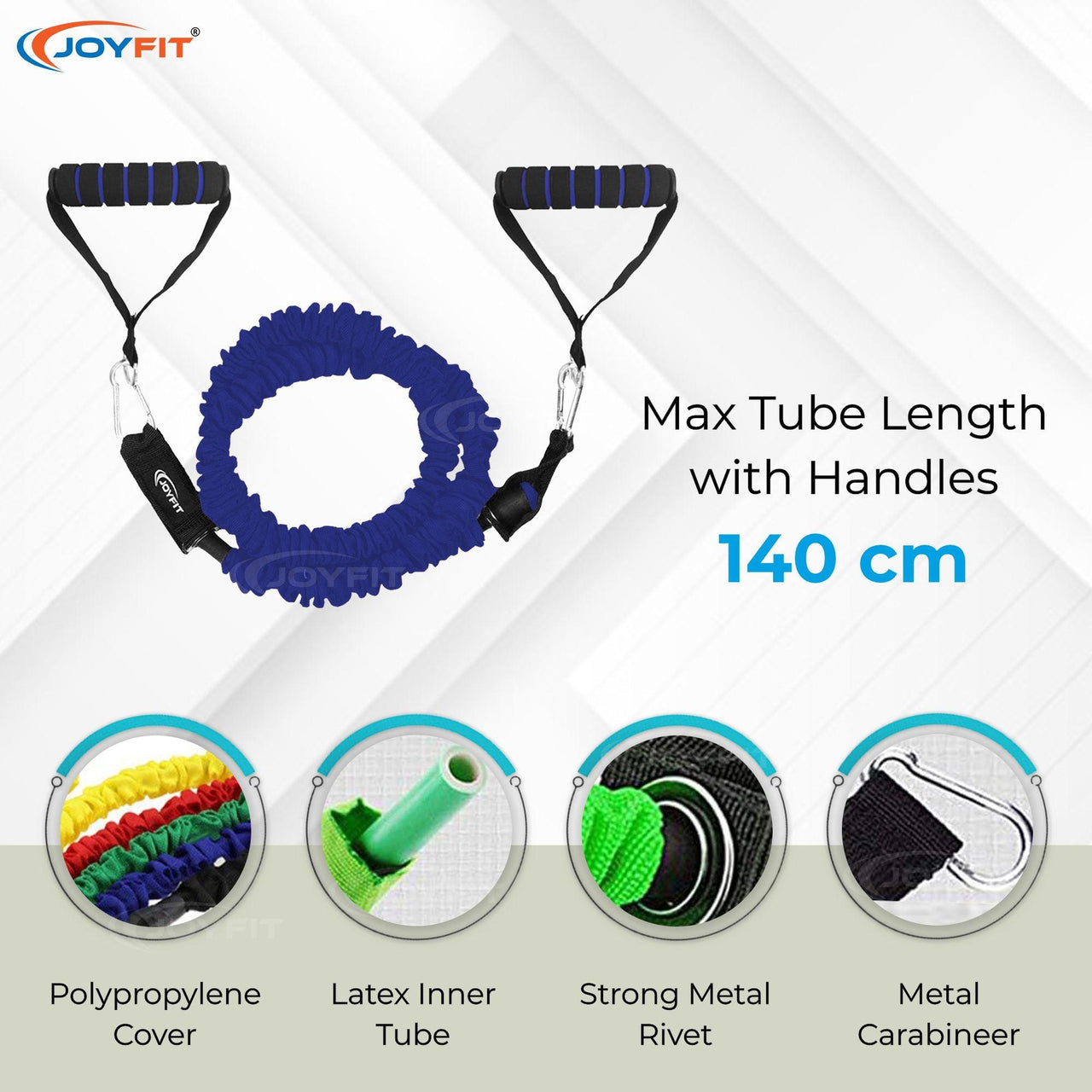 Resistance Tube With Cloth Cover - Joyfit