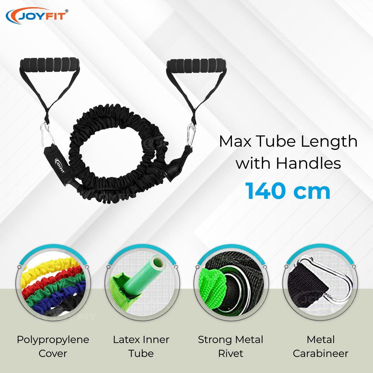 Resistance Tube With Cloth Cover - Joyfit
