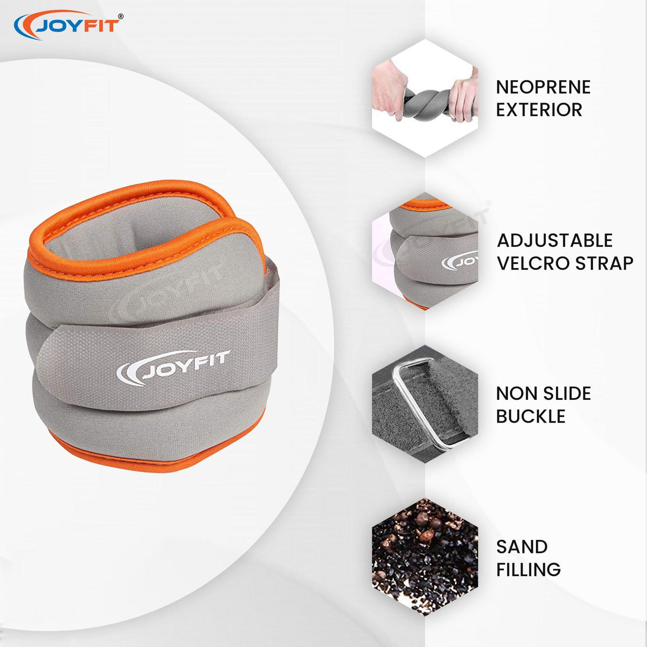 Adjustable Ankle/Wrist Weight (Single) - Joyfit