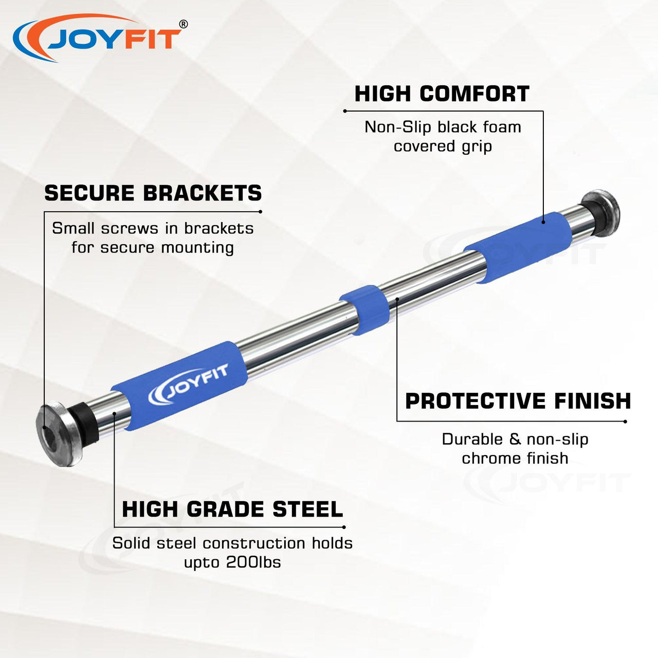 Pull up Bar with strong Hand Grip - Joyfit