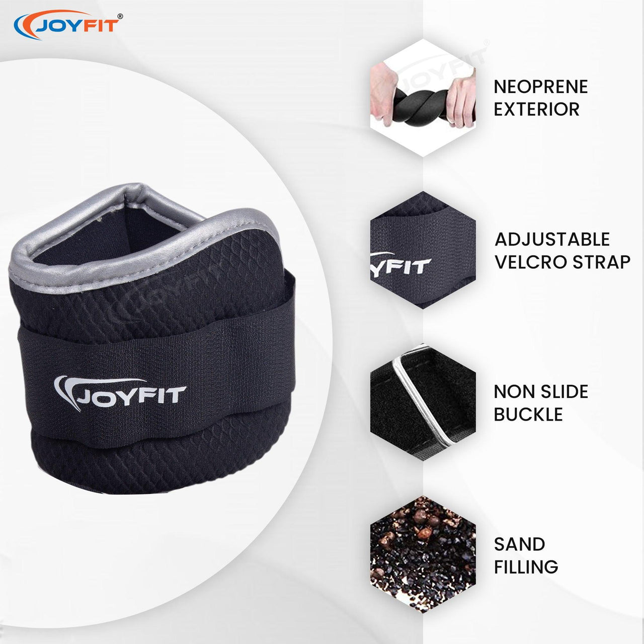 Adjustable Ankle/Wrist Weight (Single) - Joyfit