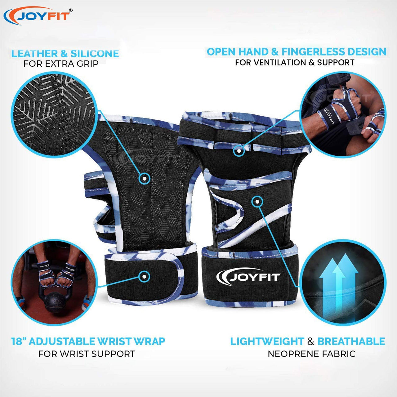 Weight Lifting Heavy Duty Gloves - Joyfit