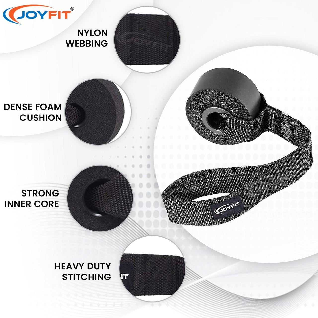 Door Anchor with Loop connector (Black) - Joyfit