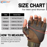 Thumbnail for Gym Gloves with Wrist Wraps - Joyfit