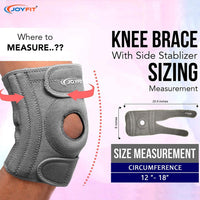 Thumbnail for Knee Cap with Anti Slip Silicone Lining (Single) - Joyfit