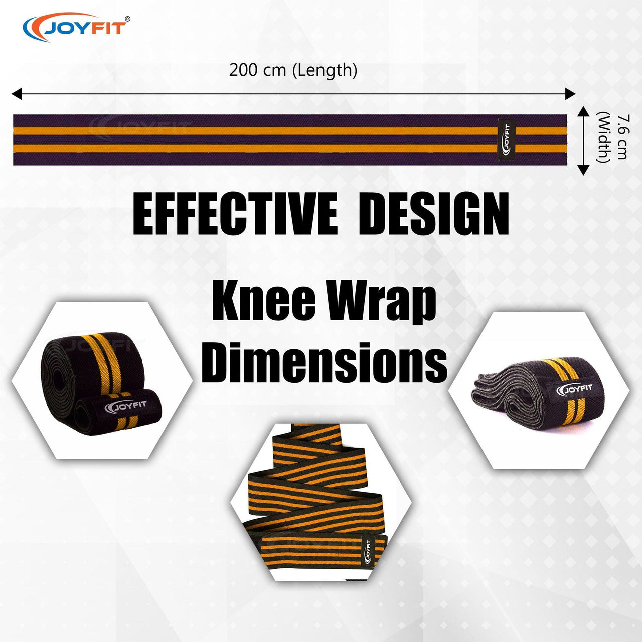 Knee Wraps for Weightlifting - Joyfit