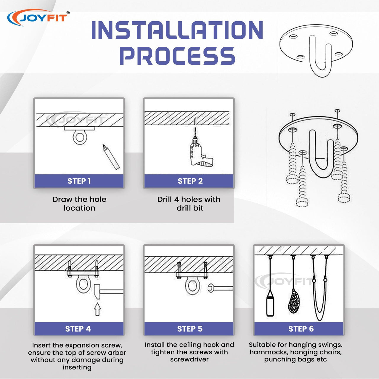 suspension wall mount installation