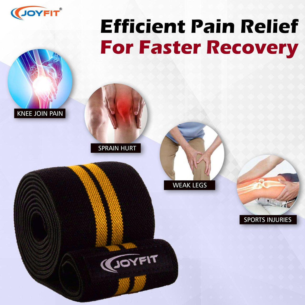 Knee Wraps for Weightlifting - Joyfit