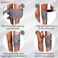 Thumbnail for Adjustable Knee Support Brace(Pair) - Joyfit
