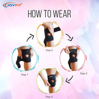 Thumbnail for Knee Cap with Anti Slip Silicone Lining (Pair) - Joyfit