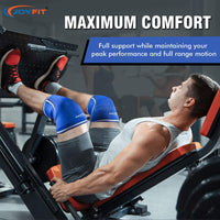 Thumbnail for Short Knee Sleeves for Complete Knee Support - Joyfit