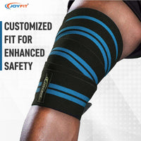 Thumbnail for Knee Wraps for Weightlifting - Joyfit