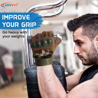 Thumbnail for Gym Gloves with Wrist Wraps - Joyfit