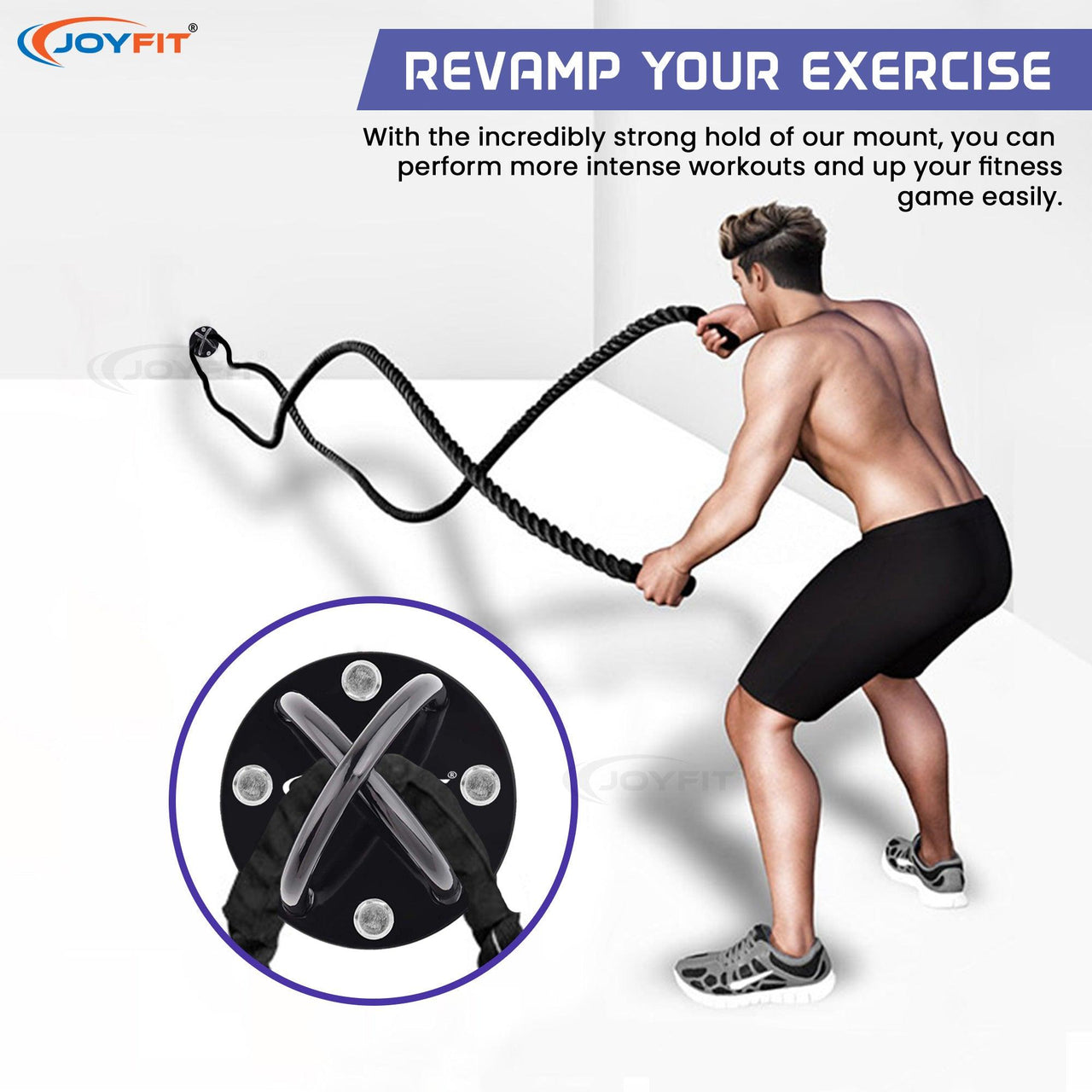 Wall Mount Anchor with bolt and screws - Joyfit