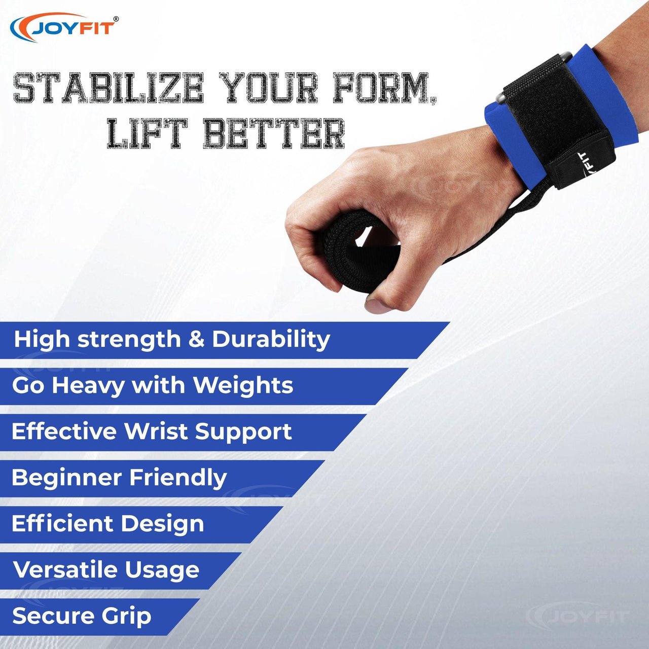 Joyfit Weightlifting Straps (Pair) - Joyfit