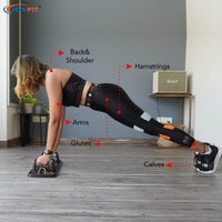 Thumbnail for Push Up Bar with Resistance Tube - Joyfit