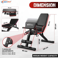 Thumbnail for 7 Levels Adjustable Bench Press - Joyfit