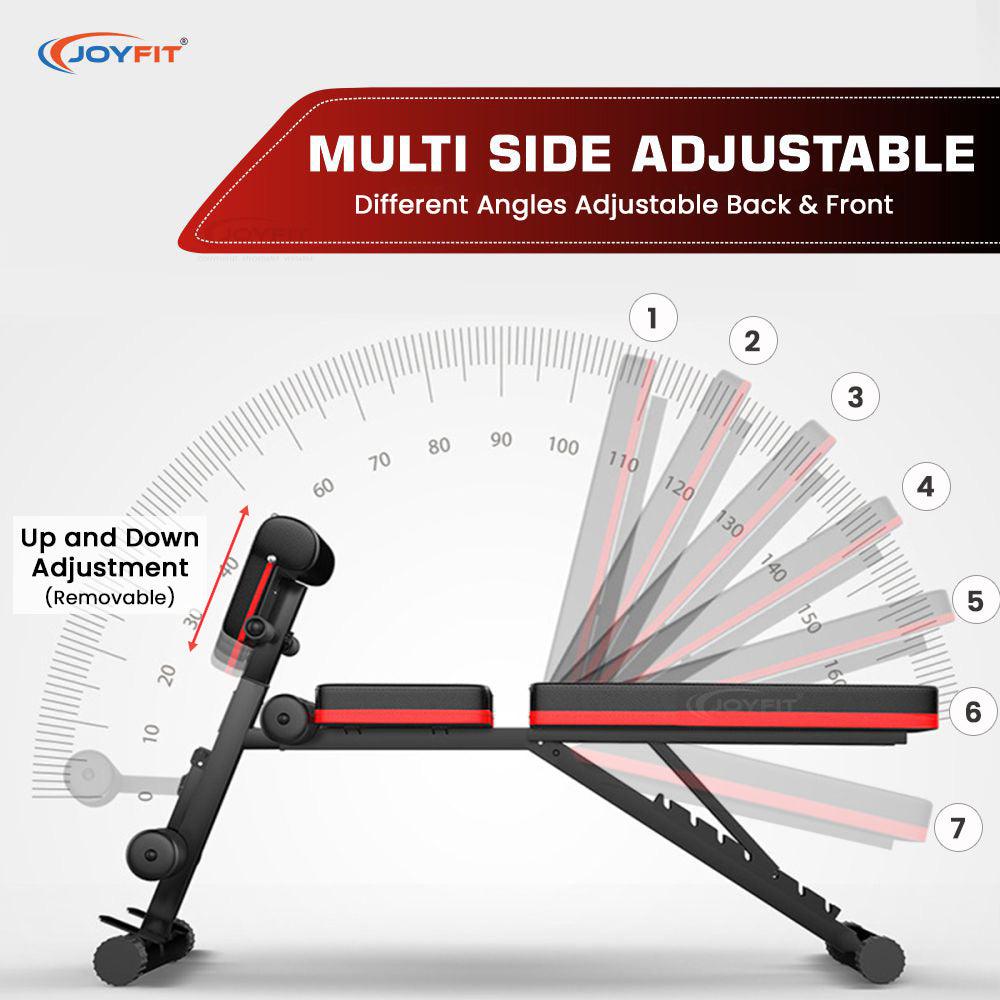 7 Levels Adjustable Bench Press - Joyfit