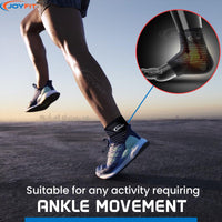 Thumbnail for Adjustable Ankle Support Brace with Straps - Joyfit