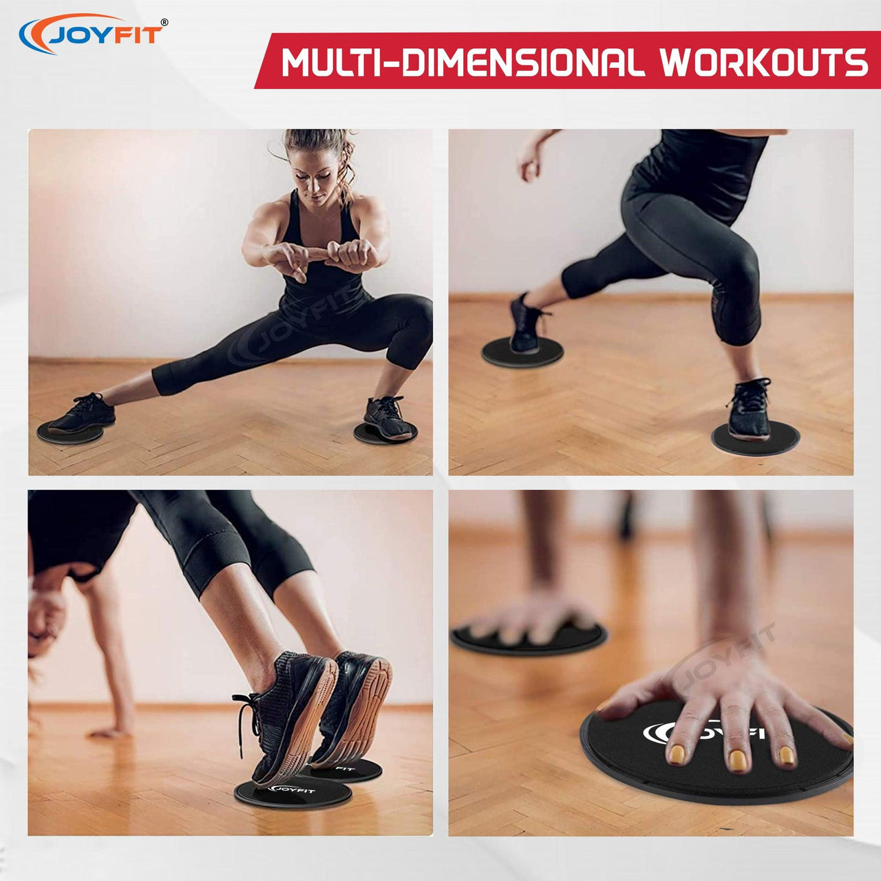 Dual Sided Exercise Gliding Discs/Core Sliders - Joyfit