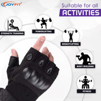Thumbnail for Gym Gloves with Wrist Wraps - Joyfit