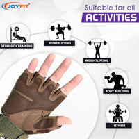 Thumbnail for Gym Gloves with Wrist Wraps - Joyfit