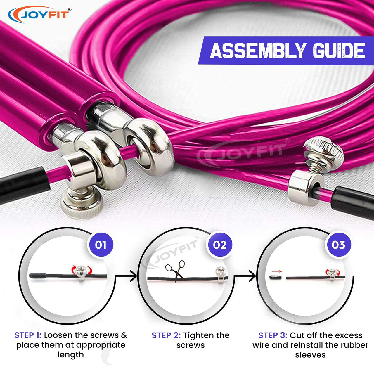 Adjustable Skipping Rope - Joyfit