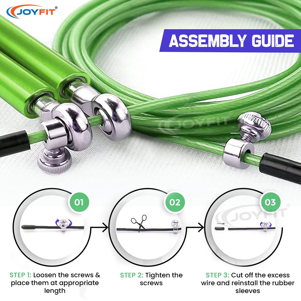 Adjustable Skipping Rope - Joyfit
