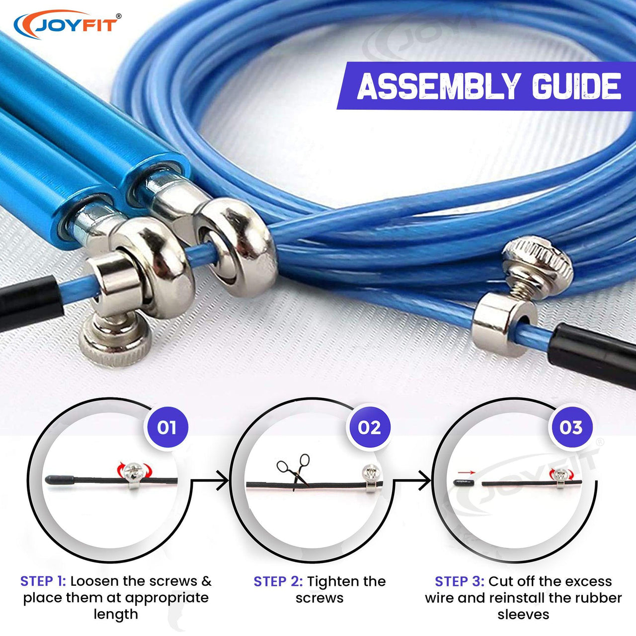 Adjustable Skipping Rope - Joyfit