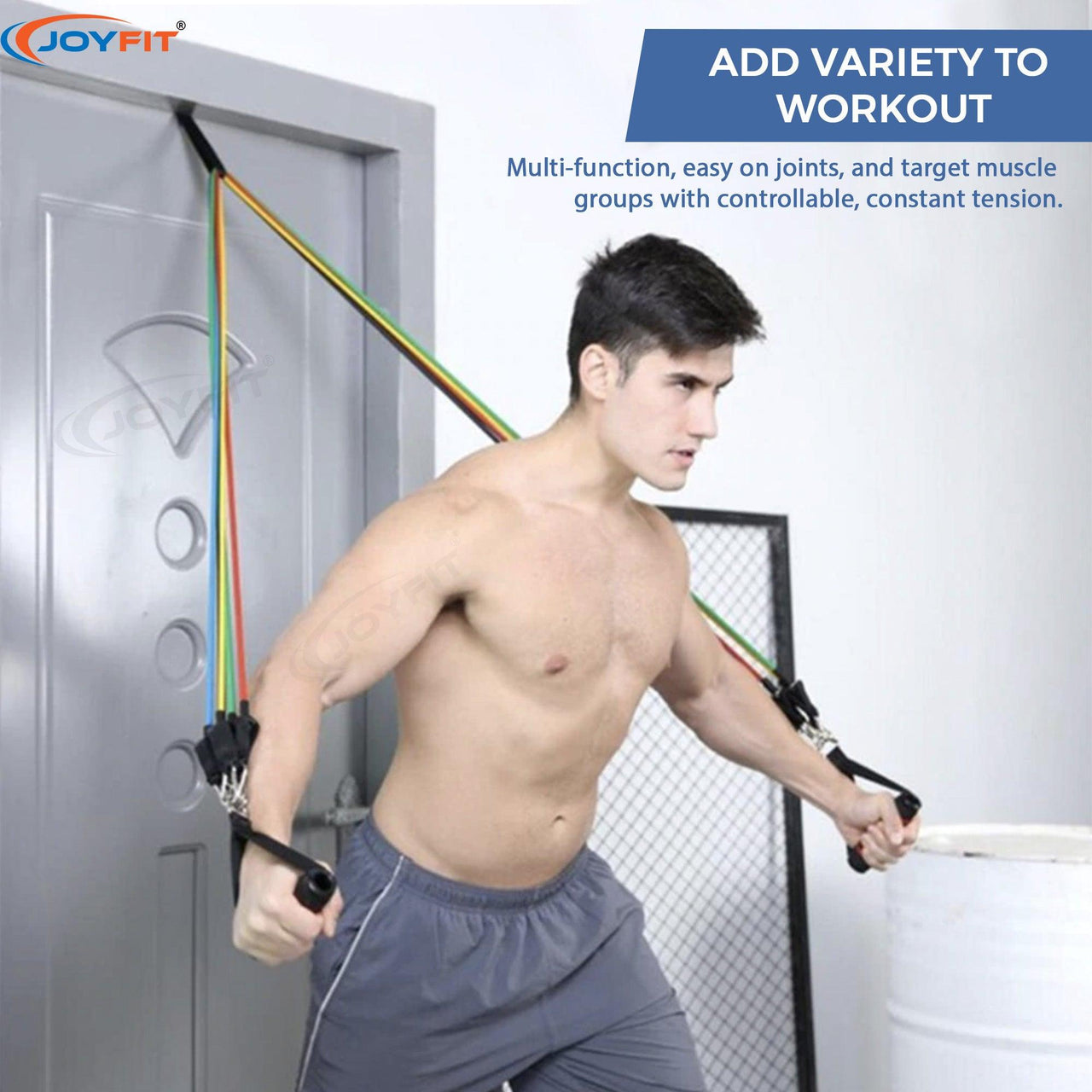 Door Anchor with Loop connector (Black) - Joyfit