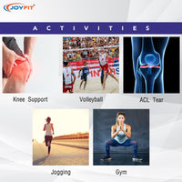 Thumbnail for Knee Brace with Anti Slip Silicone Lining (Single) - Joyfit