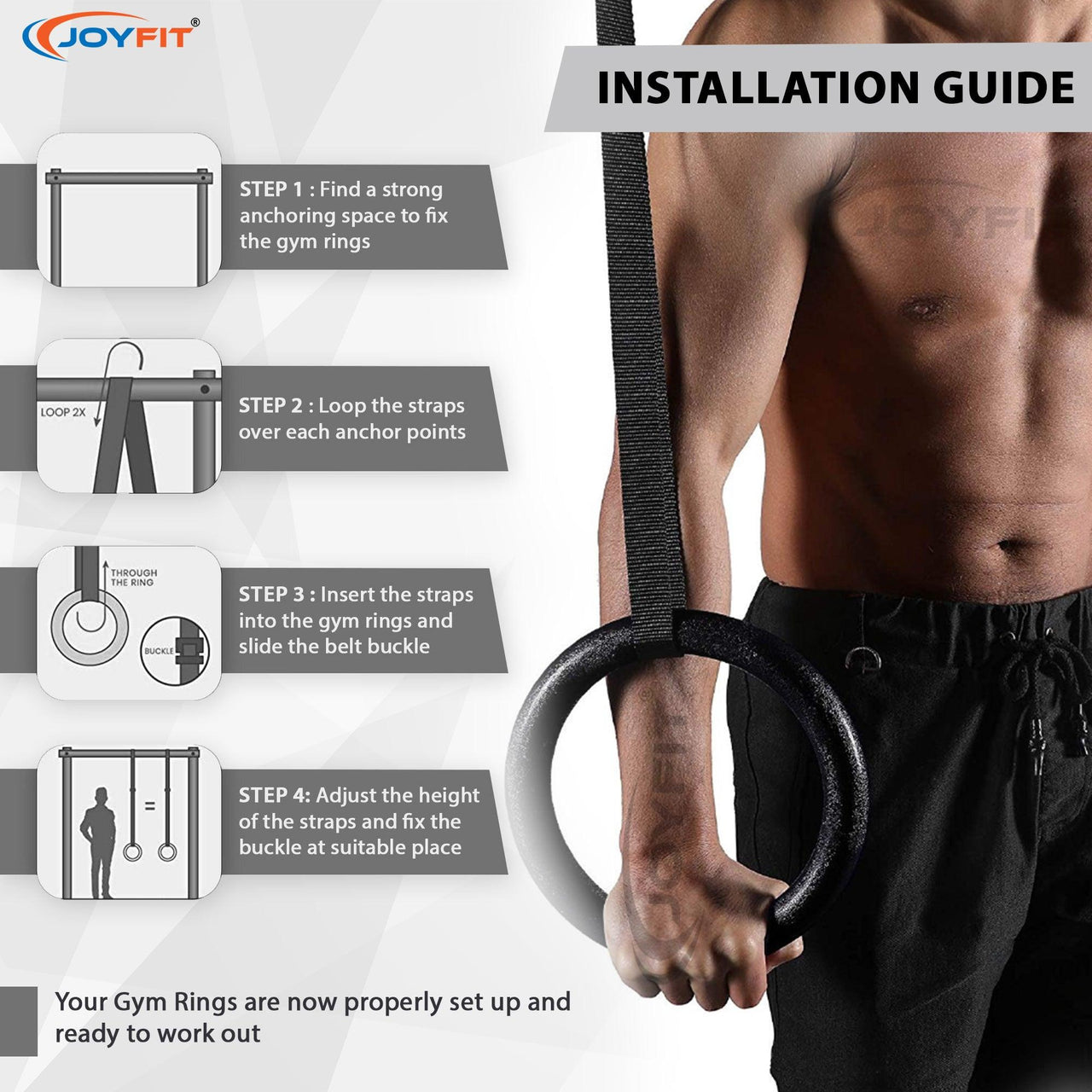 gym rings installation
