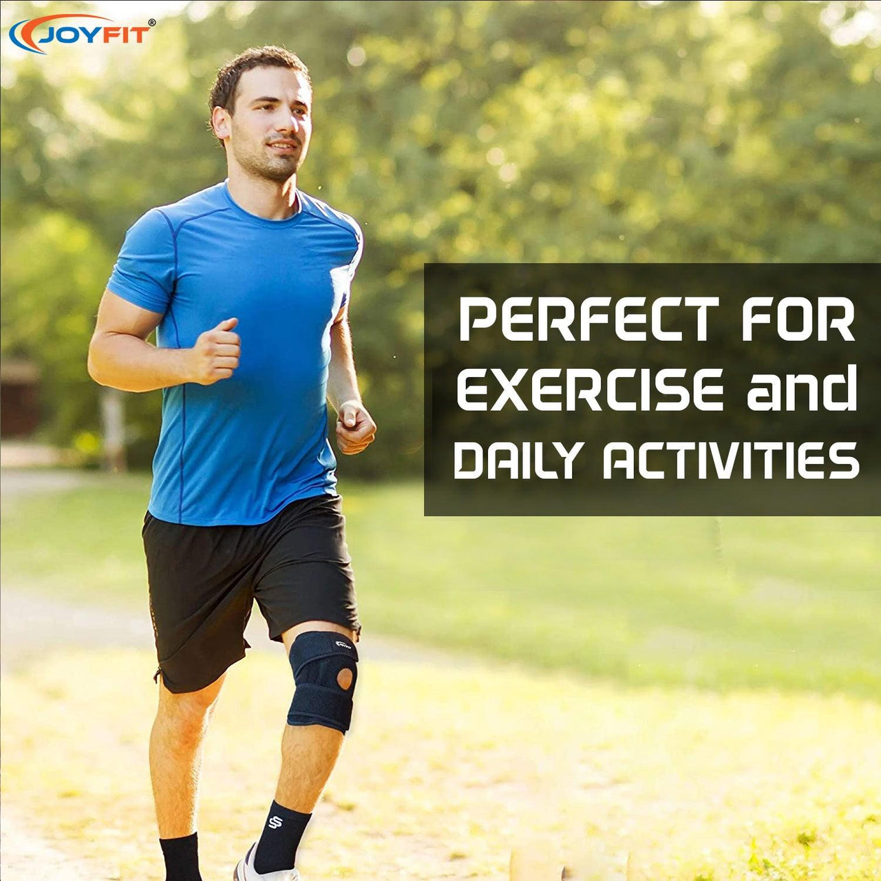 Knee Cap with Anti Slip Silicone Lining (Pair) - Joyfit