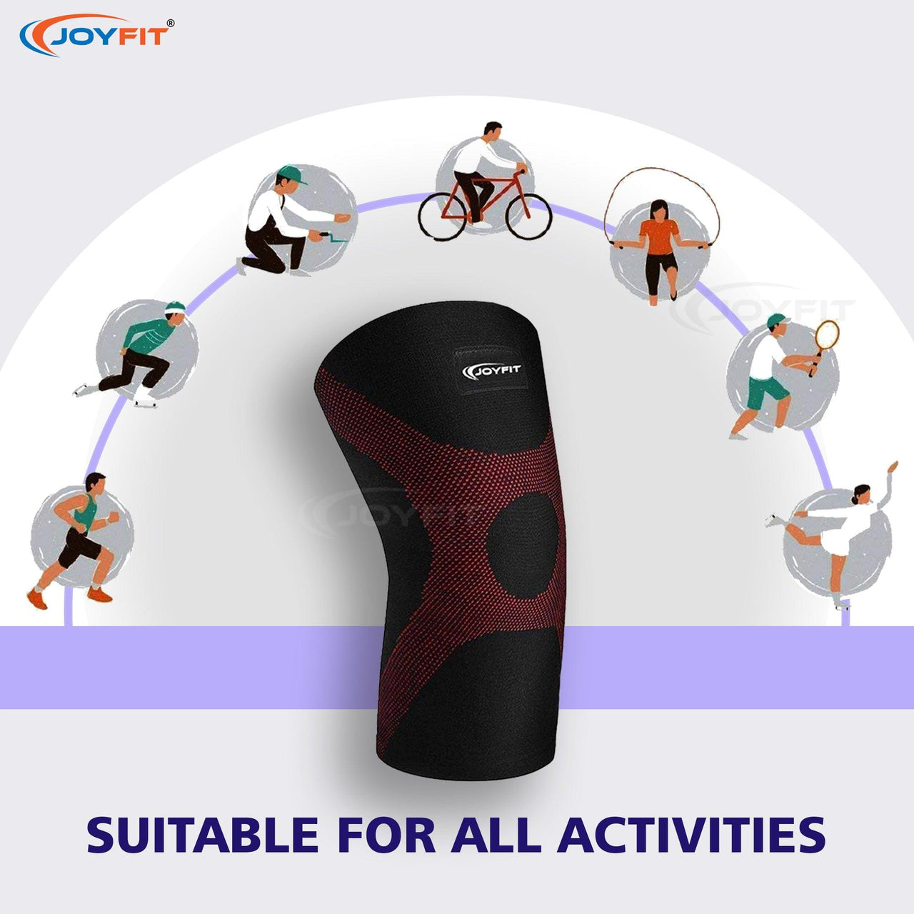 Knee Compression Sleeves For Knee-Support & Pain Relief - Joyfit