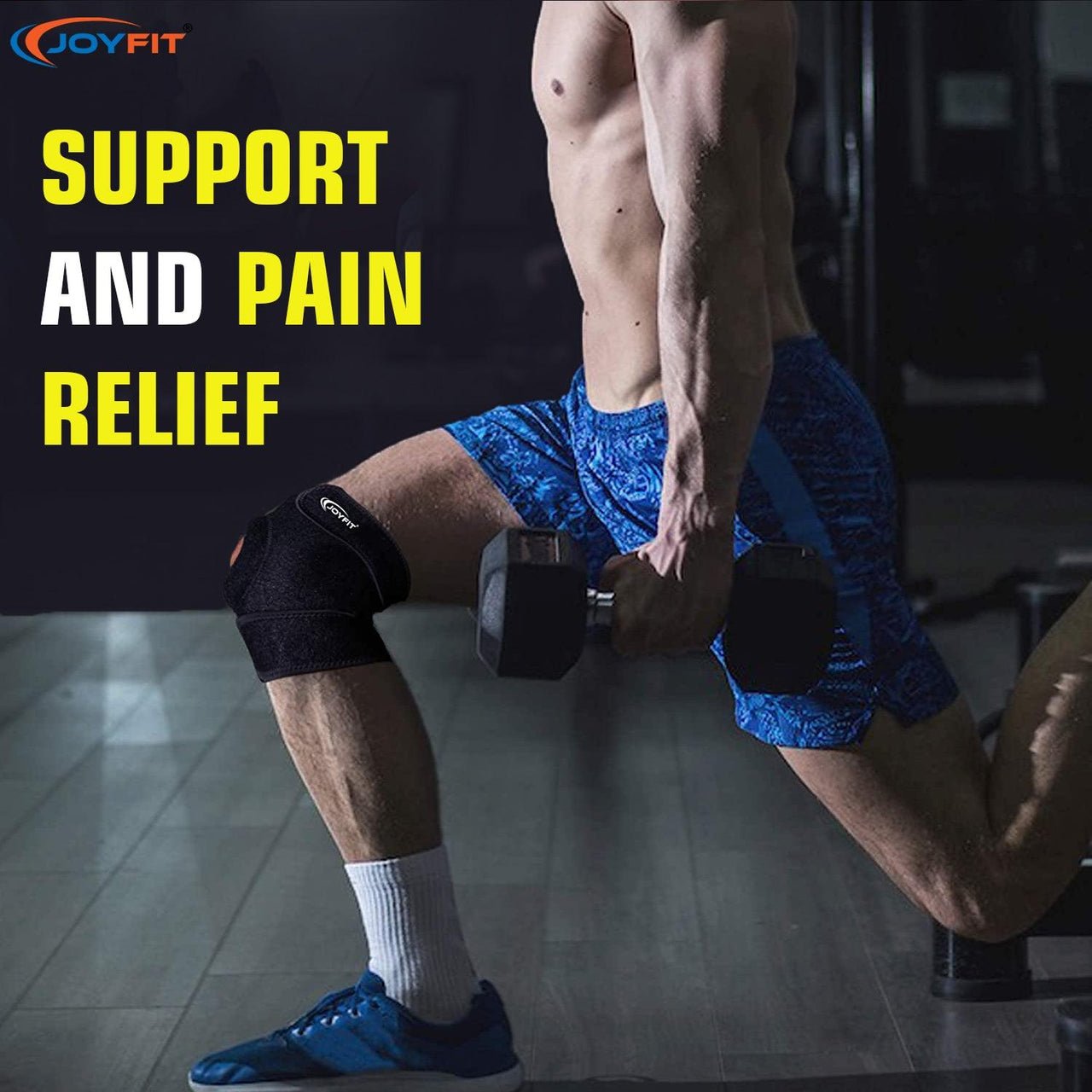 Knee Cap with Anti Slip Silicone Lining (Pair) - Joyfit