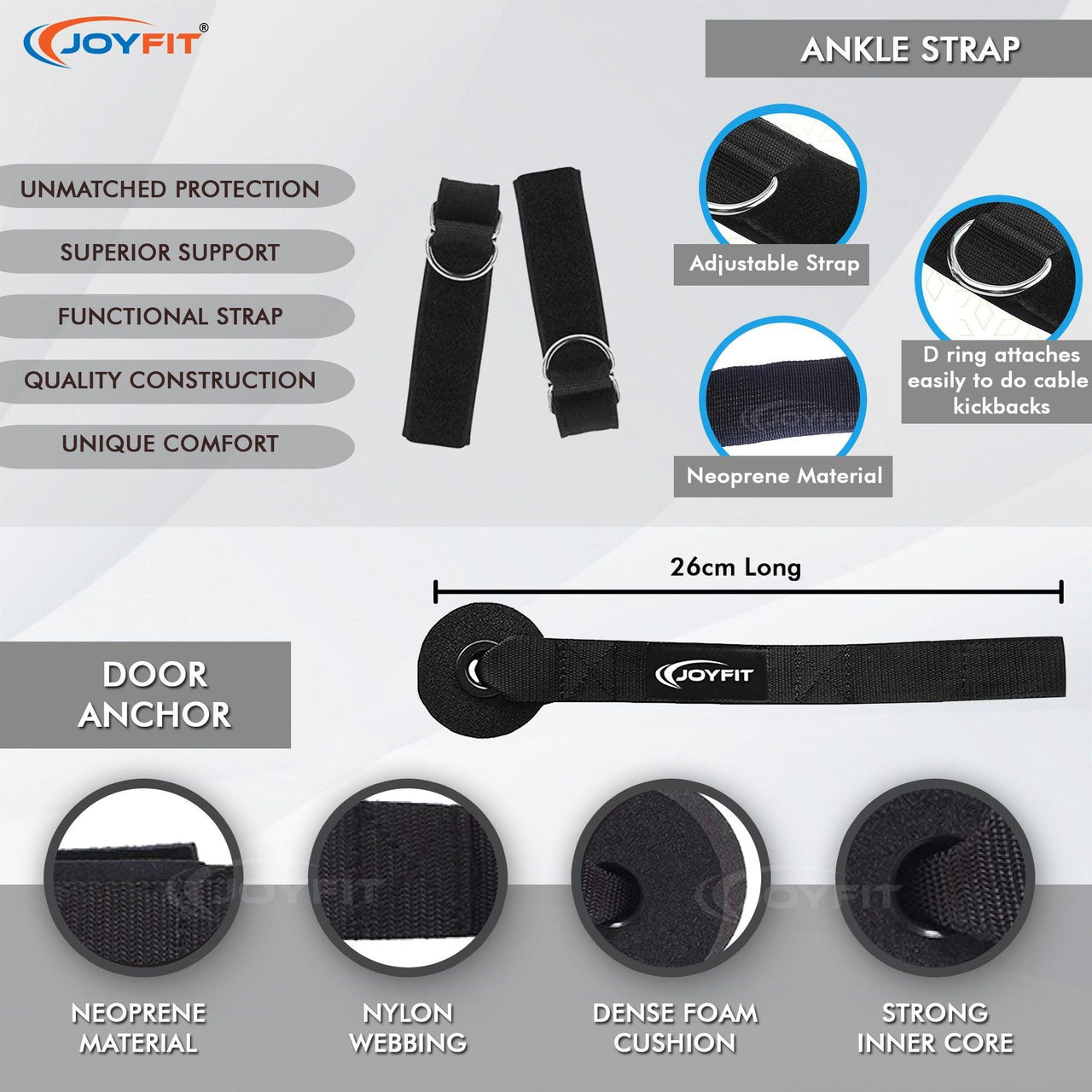 Resistance Tube 18 pc Set - Joyfit