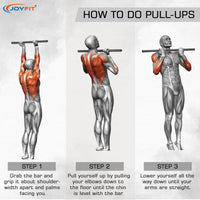 Thumbnail for Adjustable Pull Up Bar with Gear Lock - Joyfit