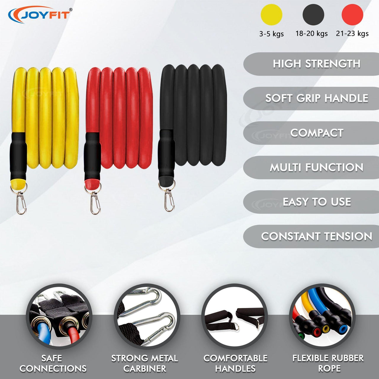 3 pc resistance tube
