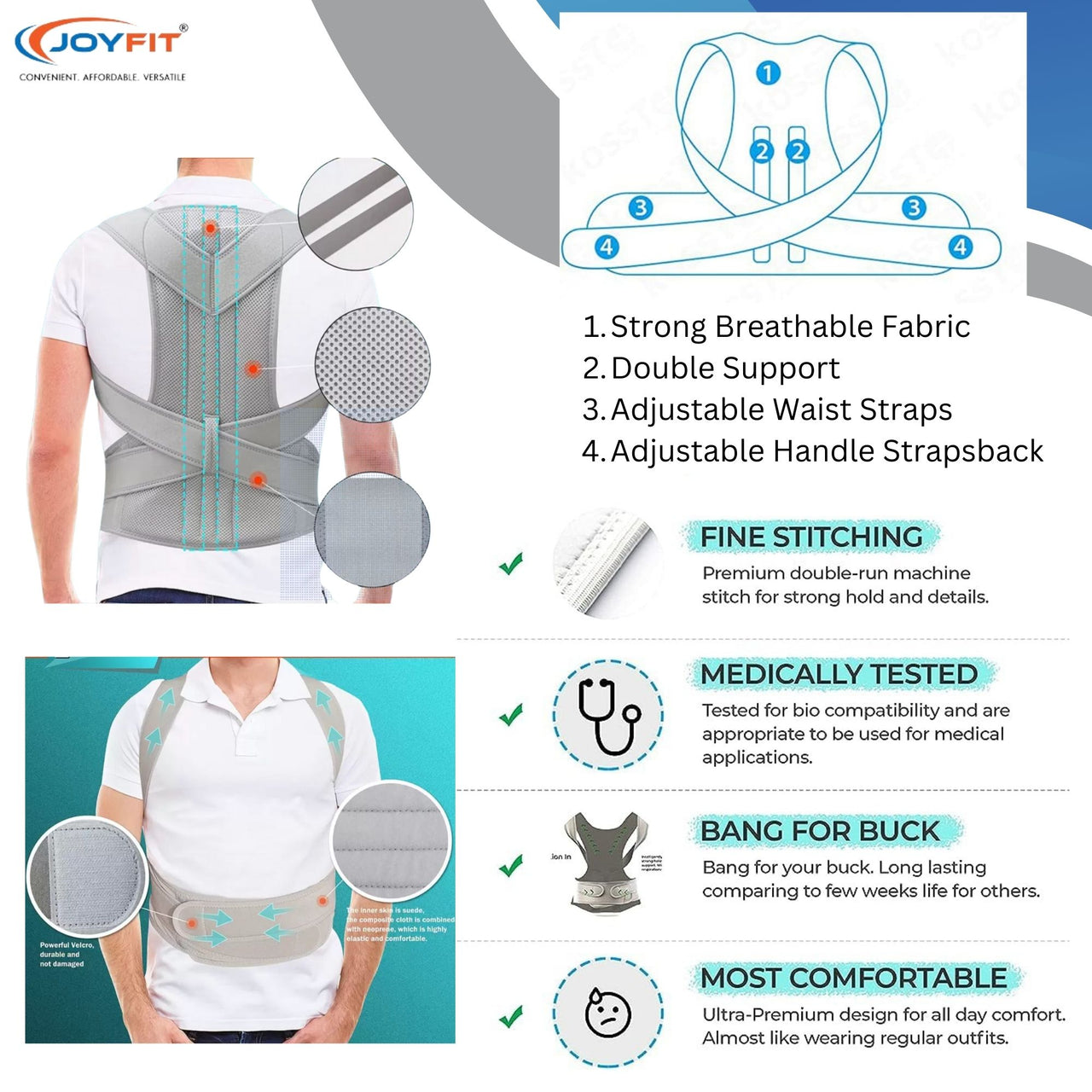 Posture Corrector for Ultimate Comfort & Support