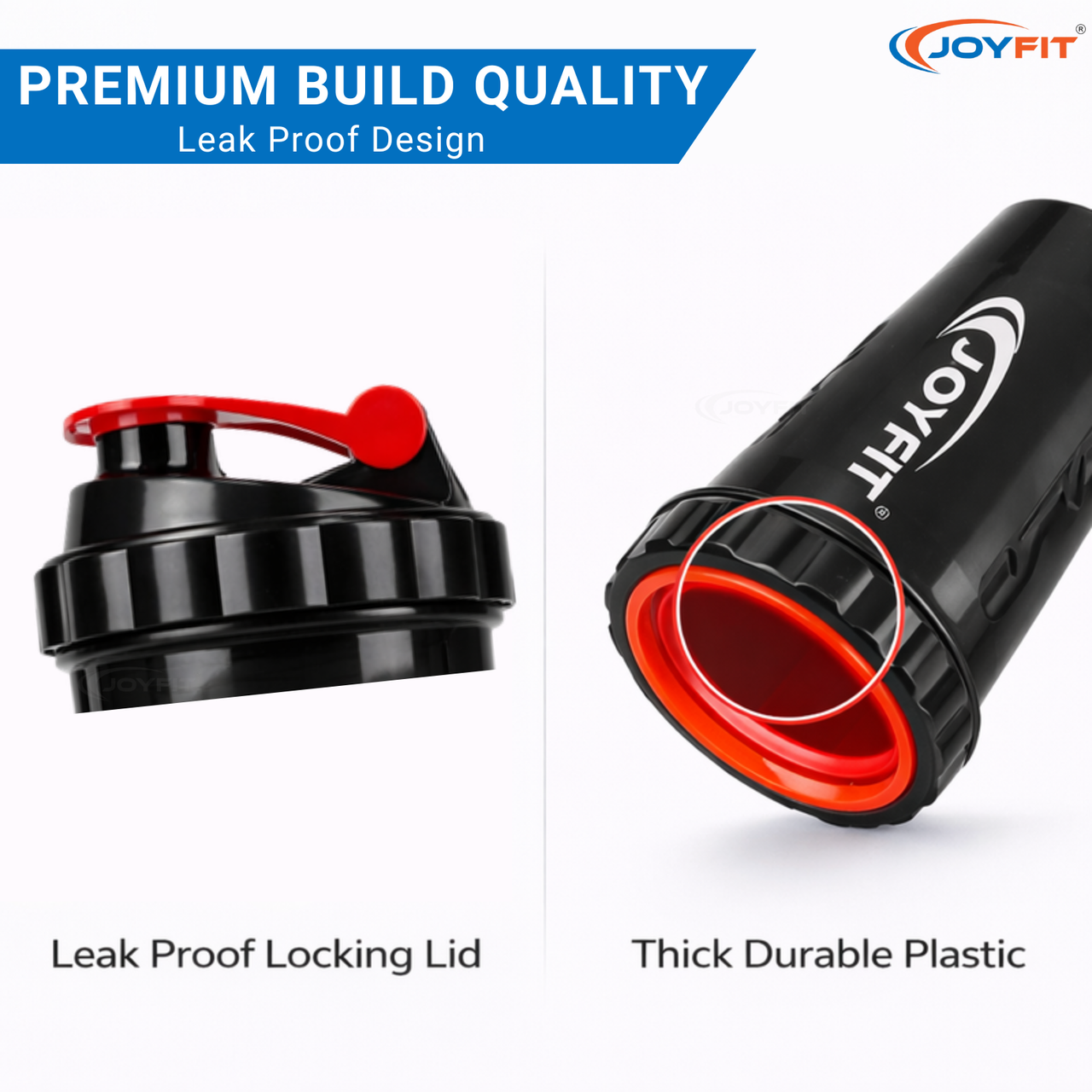 3-in-1 Protein Shaker Bottle (500 ml)