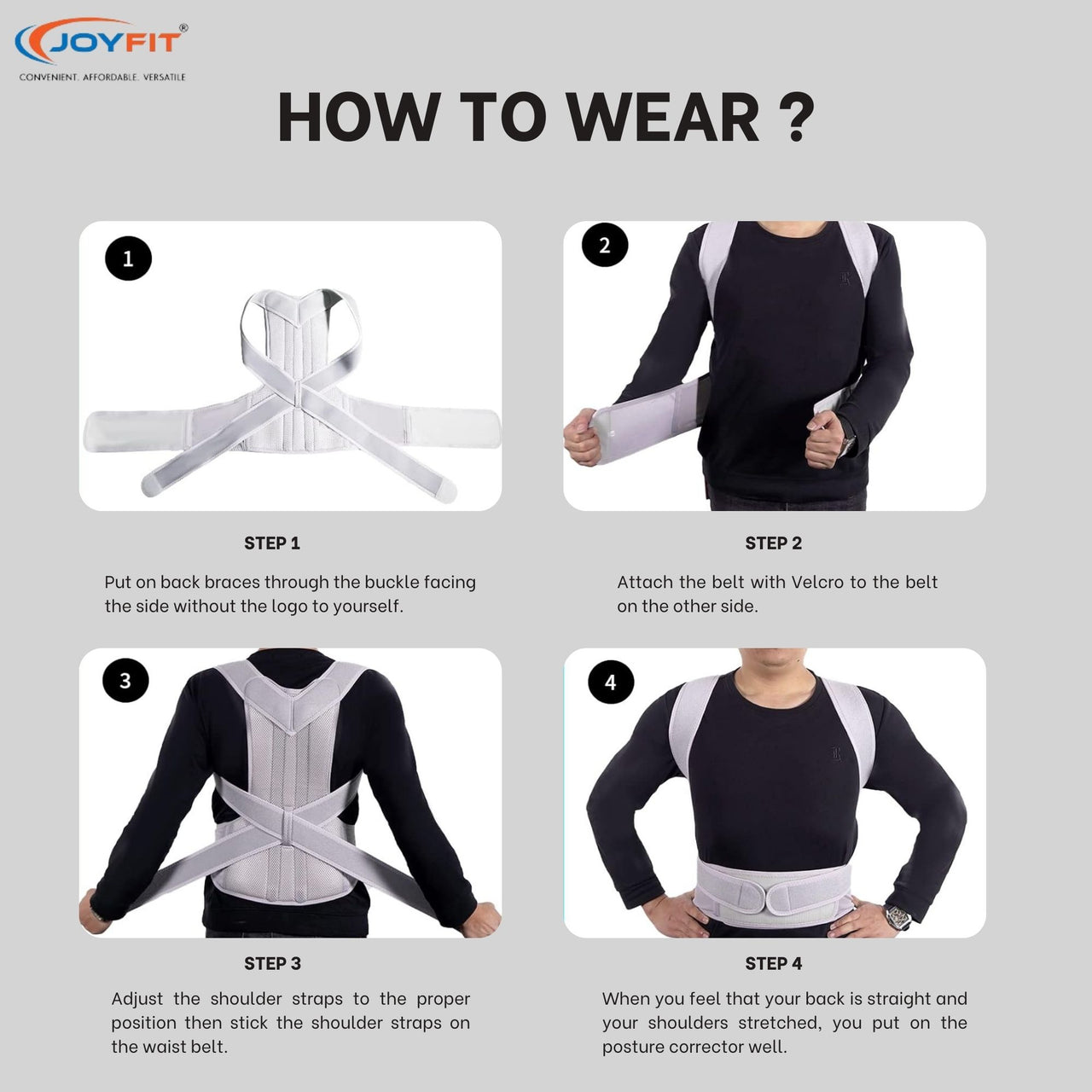 Posture Corrector for Ultimate Comfort & Support