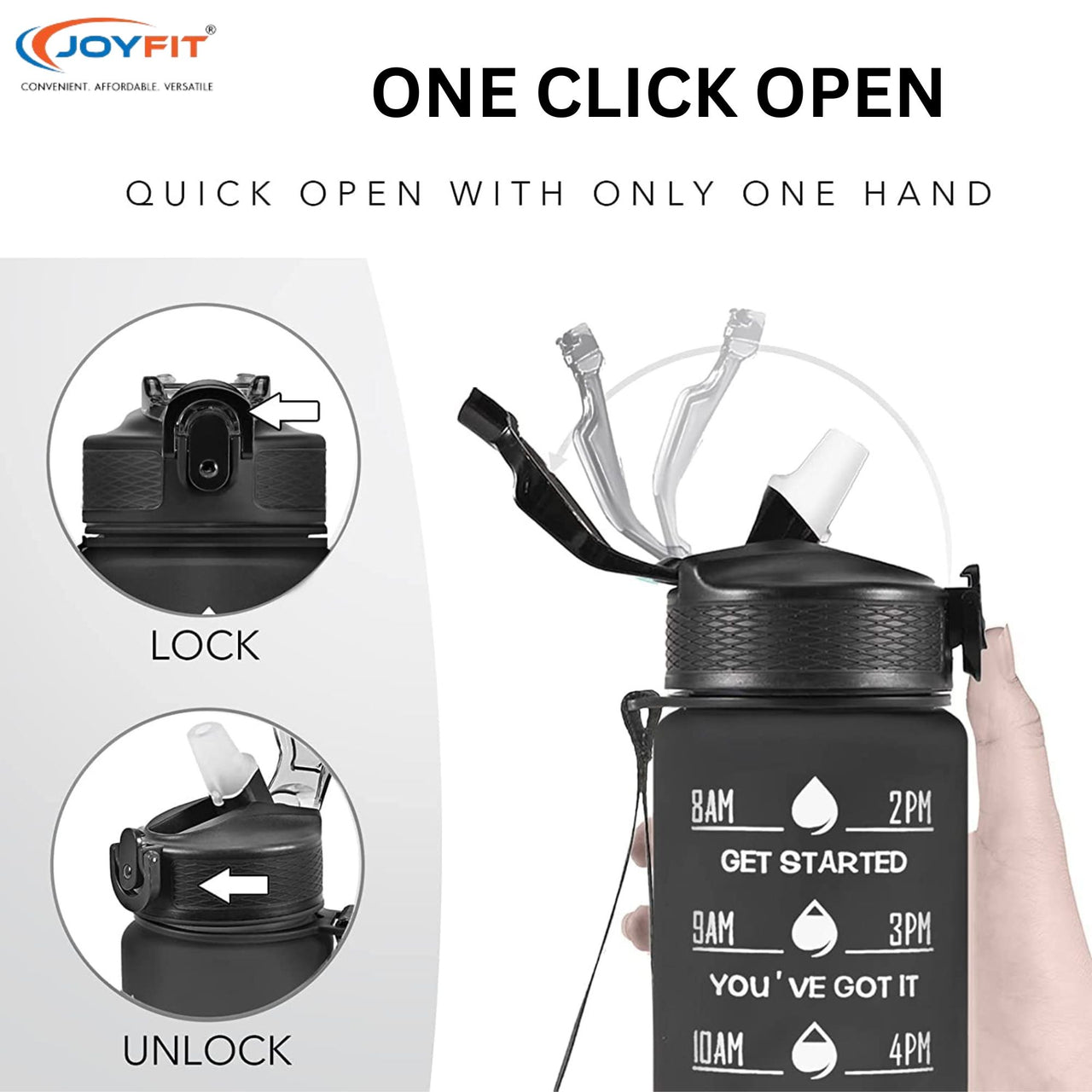 Gym & Fitness Water Bottle with Sipper